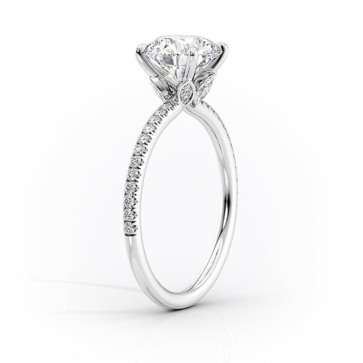 2 CT Marquise Lab Grown Diamond Unique Engagement Ring