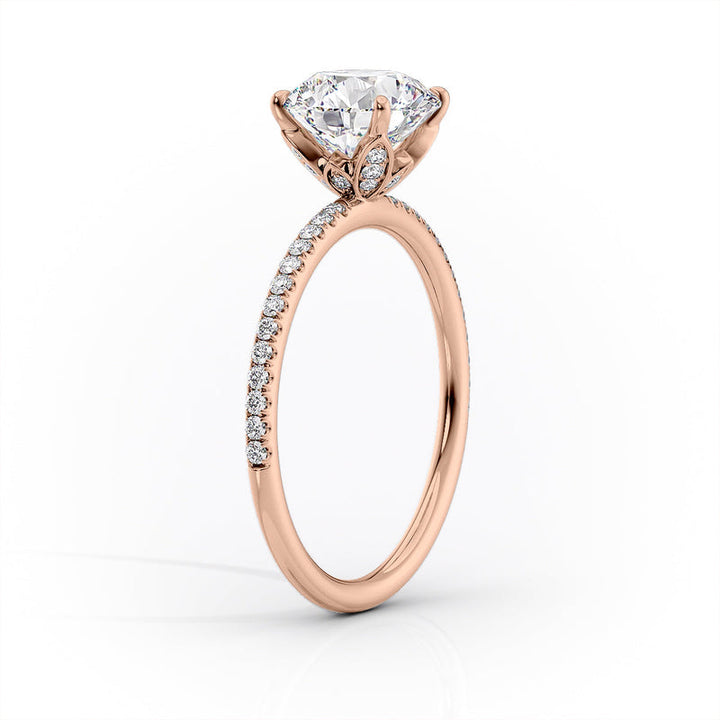 2 CT Marquise Lab Grown Diamond Pave Unique Engagement Ring