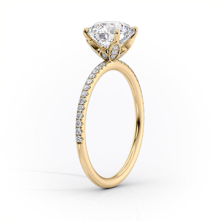 2 CT Marquise Lab Grown Diamond Pave Unique Engagement Ring
